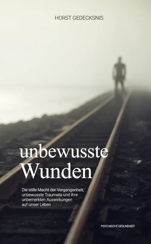 Hypnose Praxis Consensus Buchcover „Unbewusste Wunden“ von Hypnosetherapeut Horst Gedecksnis im Kreis Schleswig Flensburg